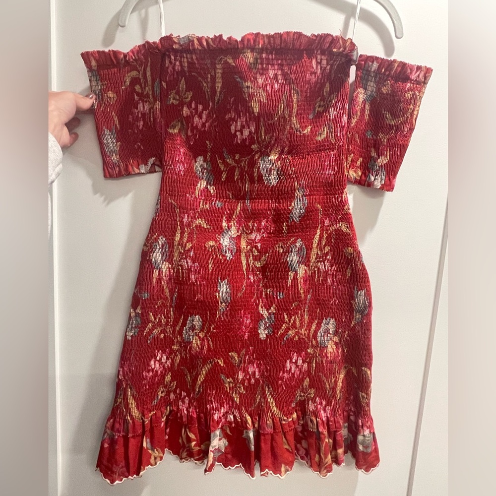 Zimmermann Red mini dress